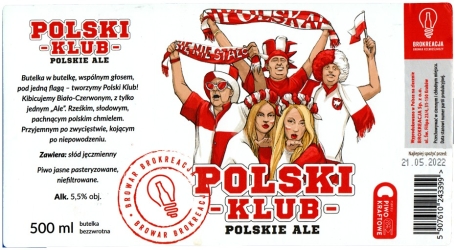 Browar Brokreacja (2021): Polski Klub - Polskie Ale