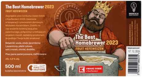 Brokreacja 2023 12 Fruit Hefeweizen The Best Homebrewer