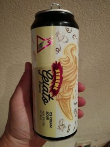 Gelato Xtreme Bianco. Ice Cream Sour. Browar Funky Fluid