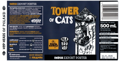 Alebrowar 2025 03 Tower Of Cats India Export Porter
