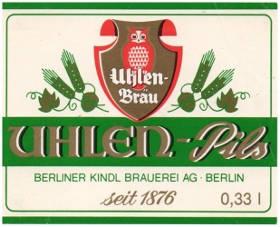 Berliner Kindl 0000 Uhlen Pils