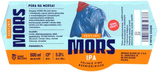 Browar Błonie (2019): Mors - India Pale Ale