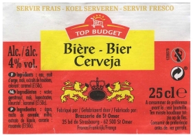 Braserie St Omer 2017 Top Budget