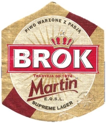 Browar Brok (2010): Martin, Supreme Lager