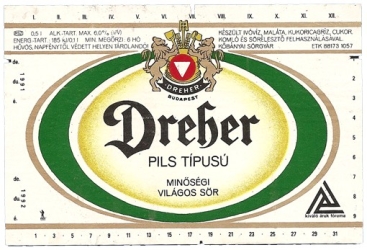 Browar Dreher (1991): Pils