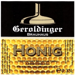 Geroldinger Brauhaus - Honig