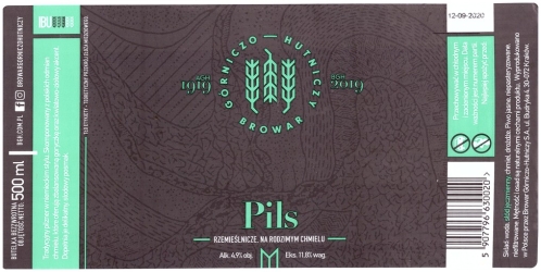 Browar Górniczo-Hutniczy (2020): Pils