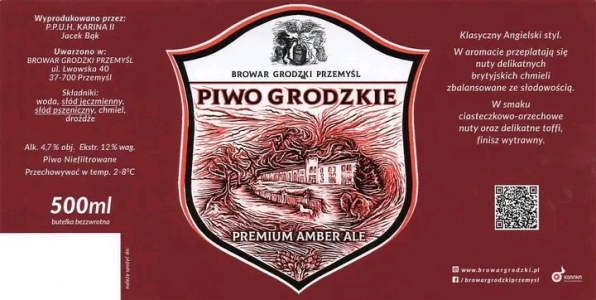 Browar Grodzki Przemysl 2022 01 Piwo Grodzkie Premium Amber Ale