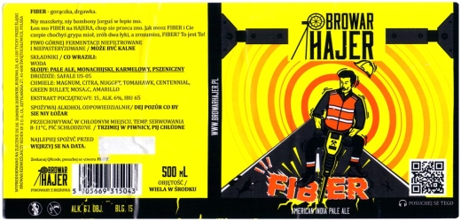 Browar Hajer 2016 Fiber American India Pale Ale