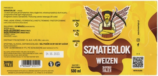 Browar Hajer 2023 05 Szmaterlok Weizen