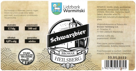 Browar Heilsberg 2022 12 Schwarzbier