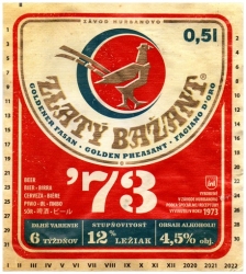 Browar Hurbanovo (2022): Zlaty Bazant '73 12% Leziak