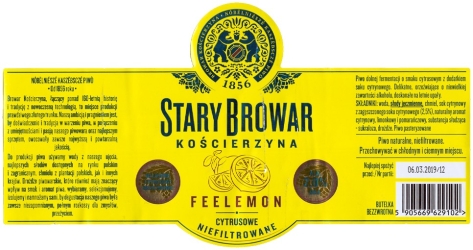 Stary Browar Kościerzyna (2018): Feelemon - Cytrusowe