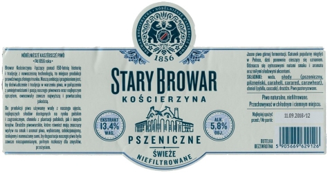 Stary Browar Kościerzyna (2018): Pszeniczne