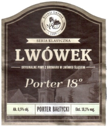 Browar Lwówek (2015): Porter Bałtycki 18°