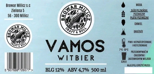 Browar Milicz 2022 01 Vamis Witbier 2