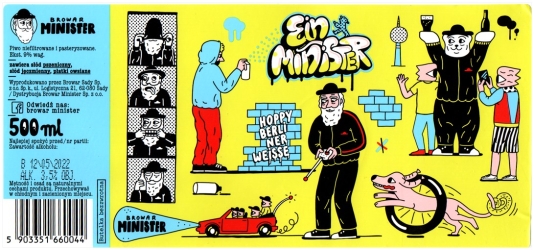 Browar Minister (2021): Ein Minister - Hoppy Berliner Weisse