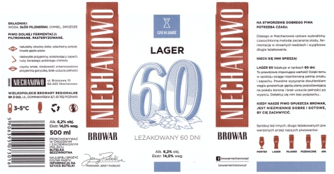 Browar Niechanowo: Lager (leżakowany 60 dni)