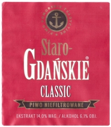 Pomorski Browar Tradycyjny (2021): Staro-Gdańskie Classic, Piwo niefiltrowane
