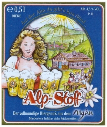 Browar Postbrauerei Nesselwang: Alp Stoff