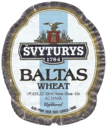 Browar Svyturys (2012): Baltas - Wheat
