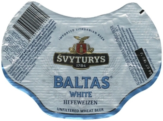 Browar Svyturys (2018): Baltas - White Hefeweizen