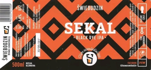 Browar Swiebodzin XXXX Sekal Black Rye India Pale Ale 02