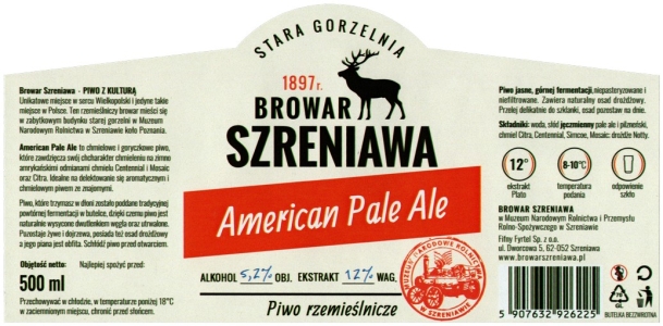 Browar Szreniawa (2021) American Pale Ale