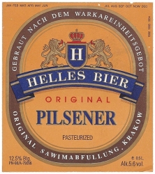 Browar Warka: Original Pilsener