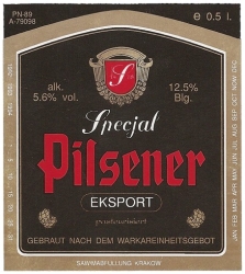 Browar Warka: Specjal - Pilsener