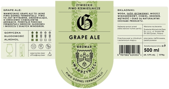 Browar Wawrzyniec 2022 02 Greape Ale