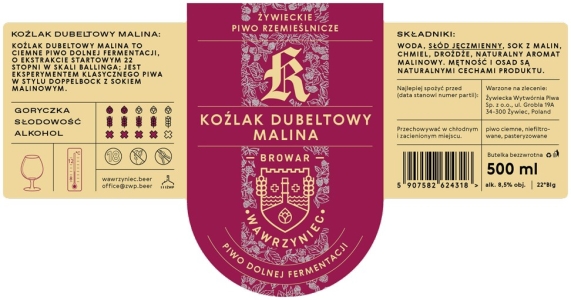 Browar Wawrzyniec 2022 02 Kozlak Dubeltowy Malina