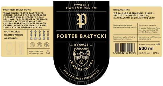 Browar Wawrzyniec 2022 02 Porter Baltycki