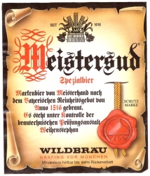Browar Wildbraeu: Meistersud Spezialbier