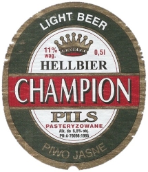 Browary Łódzkie (2010): Champion Pils - Piwo Jasne