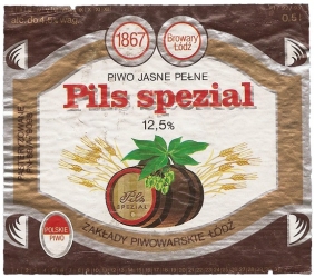 Browary Łódzkie: Pils Spezial - Piwo Jasne Pełne