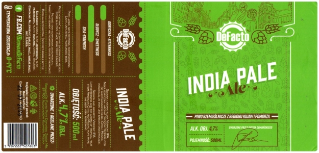 De Facto 2025 08 India Pale Ale