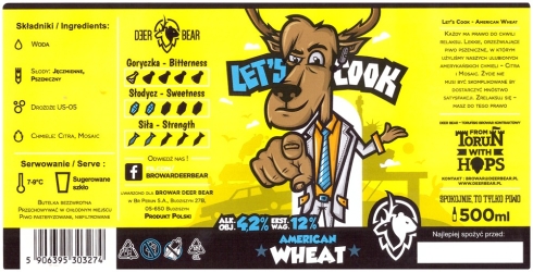 Browar Deer Bear 2020 Lets Cook American Wheat