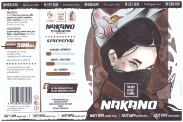 Browar Deer Bear 2020 Nakano New England Double India Pale Ale