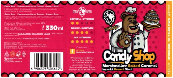 Deer Bear 2025 08 Candy Shop Marshmallow Salted Caramel Imperial Stout