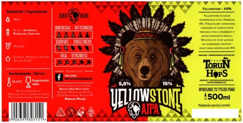 Deer Bear 2025 08 Yellowstone Aipa American India Pale Ale