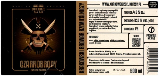 Dwie Wieze 2025 11 Czarnobrody English Porter