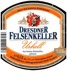 Feldschloesschen 2025 06 Dresdner Felsenkeller Urhell