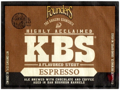 Founders 2024 12 KBS A Flavored Stout Espresso