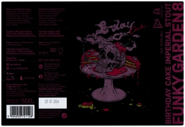 Funky Fluid 2024 12 Funky Garden 8 Birthday Cake Imperial Stout