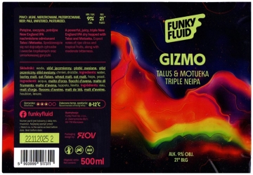 Funky Fluid 2024 12 Gizmo Triple Neipa