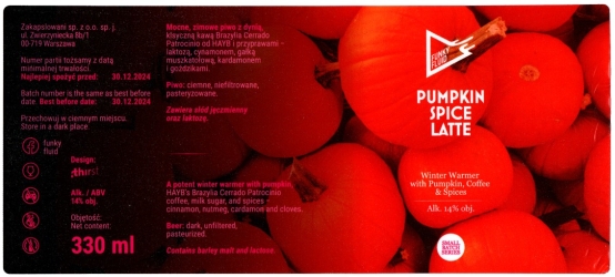 Funky Fluid 2024 12 Pumpkin Spice Latte Winter Warmer With Pumpkin Coffee And Spieces