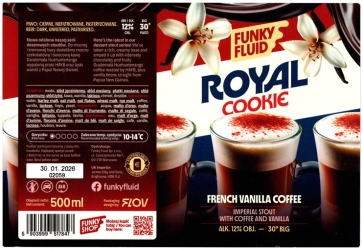 Funky Fluid 2024 12 Royal Cookie French Vanilla Coffee Imperial Stout