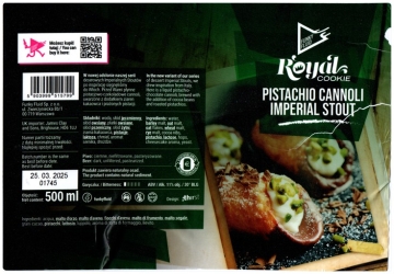 Funky Fluid 2024 12 Royal Cookie Imperial Stout Pistachio Cannoli