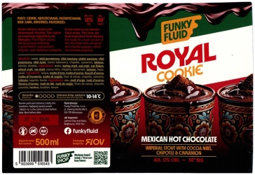 Funky Fluid 2024 12 Royal Cookie Mexican Hot Chocolate Imperial Stout